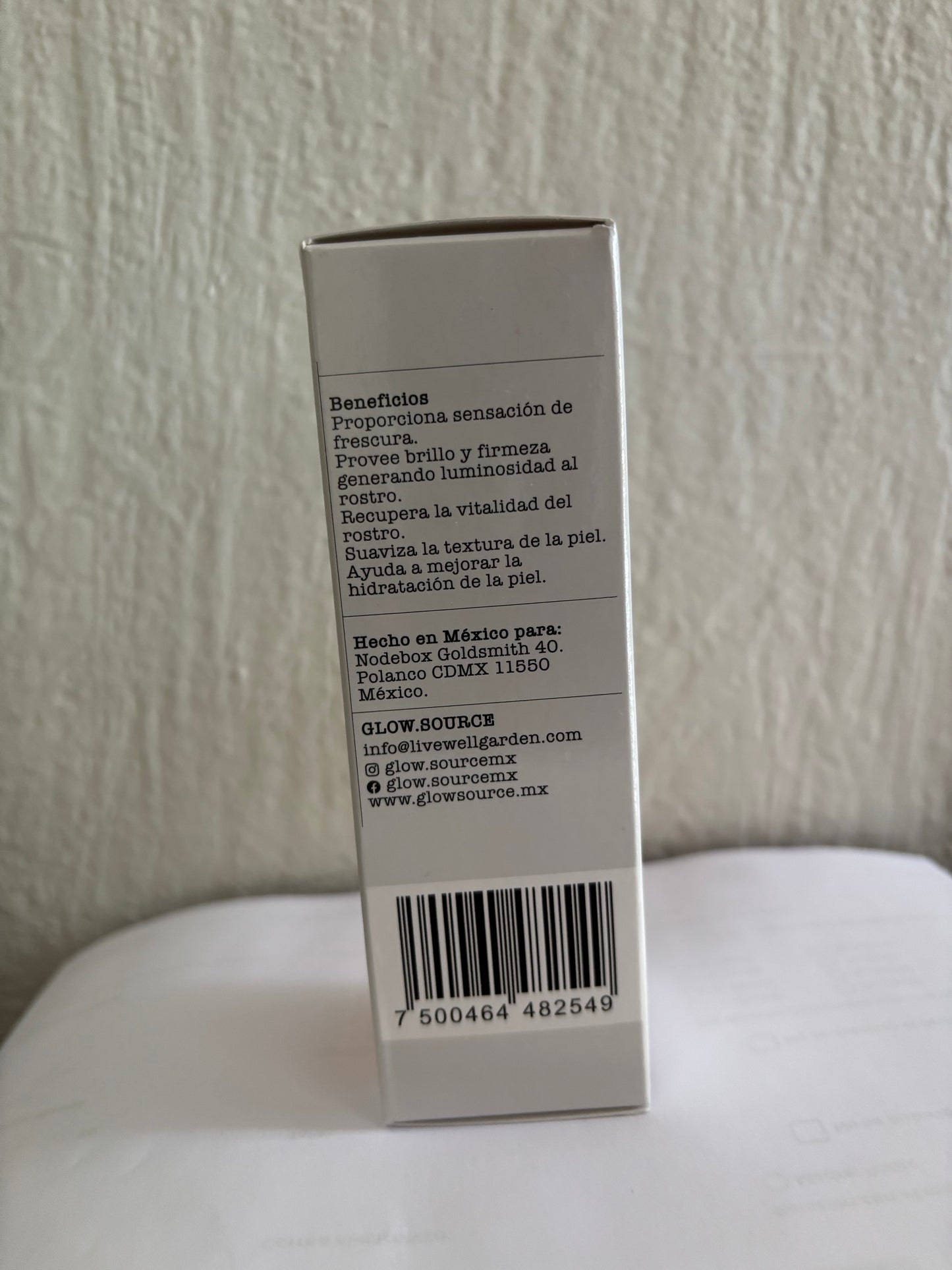 GLOW.SOURCE Serum Vita C HC. Suero Facial con Aloe Vera, vitamina E y C mas Ácido Hialurónico, Repara, Revitaliza, Humecta, e Hidrata
