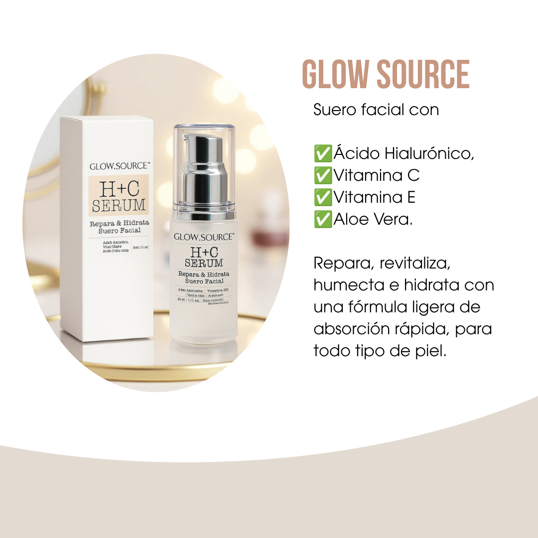 GLOW.SOURCE H+C Serum Facial