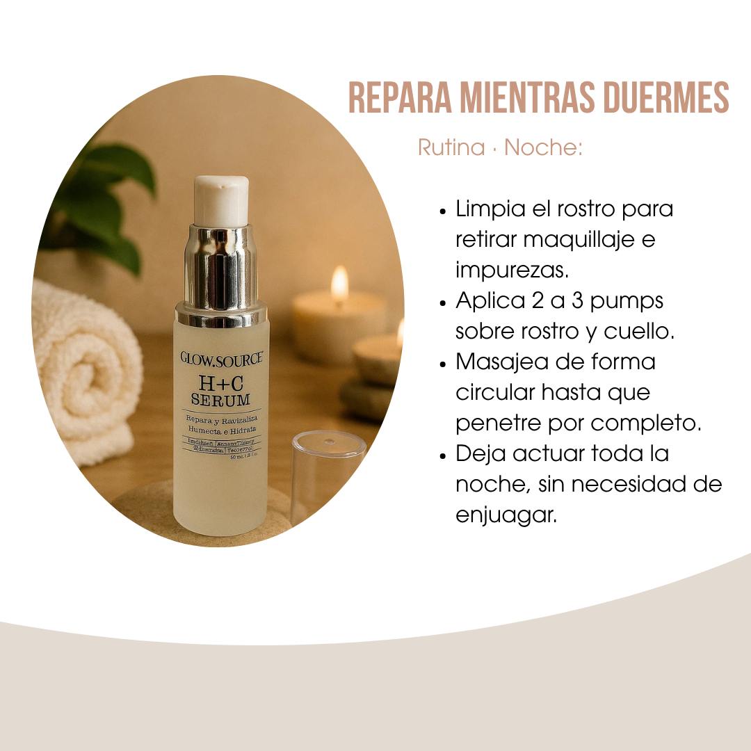 GLOW.SOURCE H+C Serum Facial