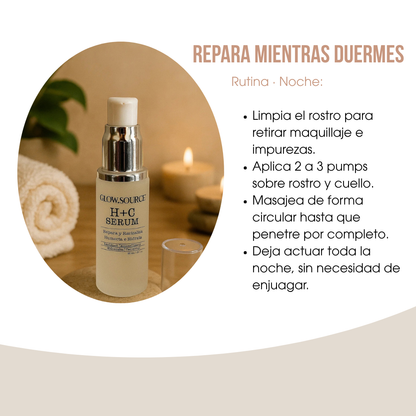 GLOW.SOURCE H+C Serum Facial