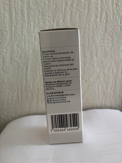 GLOW.SOURCE H+C Serum Facial, Repara, Revitaliza, Humecta, e Hidrata